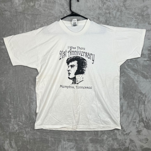 Fruit of the Loom Other - Vintage Elvis Presley 21st Anniversary Memphis Tennessee T Shirt XL